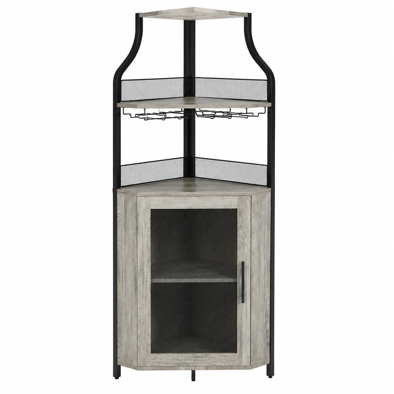 armoire-a-vin-d-angle-en-bois-avec-supports-en-verre-et-portes-metalliques-ccxrwgp613yk